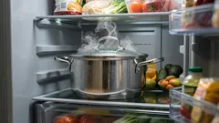 Prečo nedávať horúce jedlo do chladničky: dôsledky pre spotrebič aj potraviny